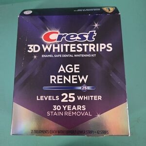 Crest 3D Whitestrips Age Renew